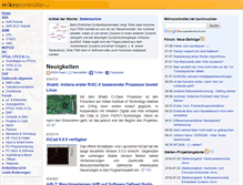 Tablet Screenshot of mikrocontroller.net